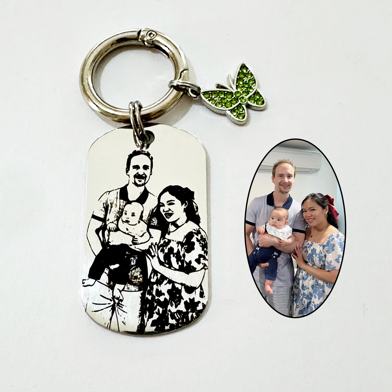 Personalised Photo Keychain