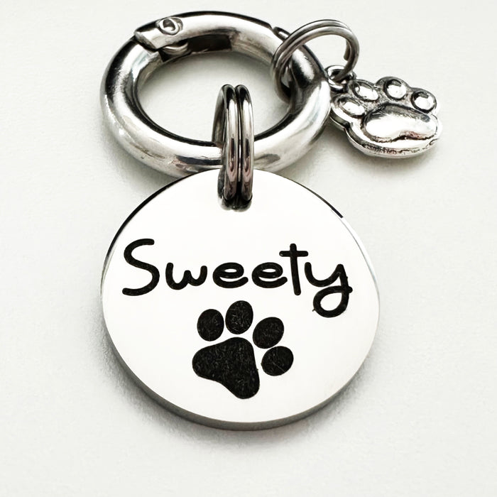 Cat Tag Stainless Steel Deep Engraved - Humble & Grate - CT017