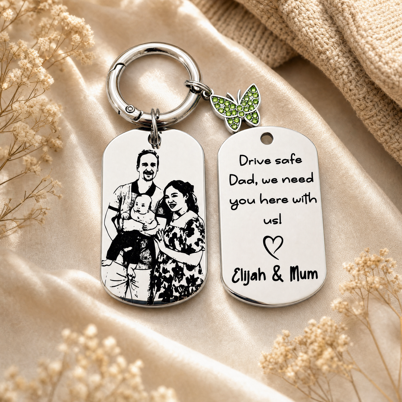 Personalised Photo Keychain
