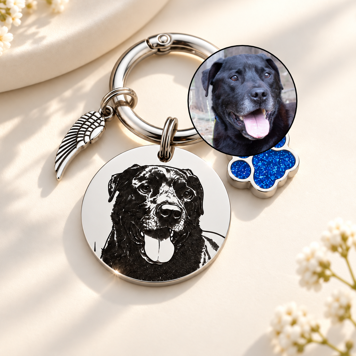 Personalised Pet Photo Keychain
