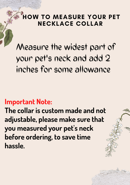 Dog Necklace for Dog, Lightweight Cuban Chain Link Collar for Dog, Personalized Chain Dog Collar Gold & Silver, Small Dog Collar with ID Tag - DCN81