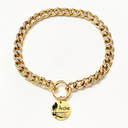 Lightweight Dog Chain Collar, Personalized Dog Necklace for Dog, Dog Gift, Fashion Dog Necklace, Cute Pet Necklace for Small to Large Dog