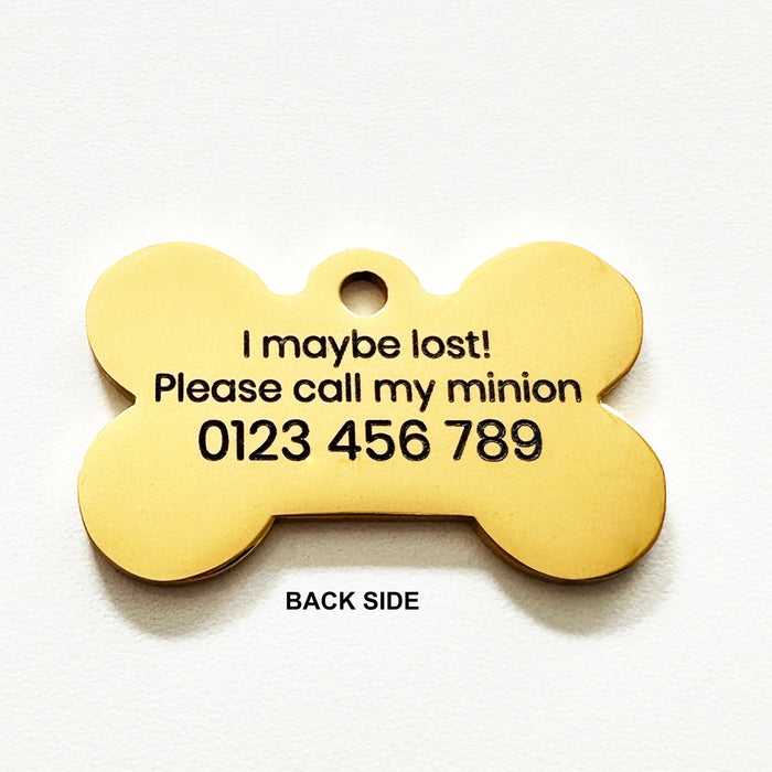 Lightweight Dog Chain Collar Necklace Gold Silver, Personalised Dog Link Chain Necklace, Metal Dog Collar Necklace, Custom Gift for Dog Mum