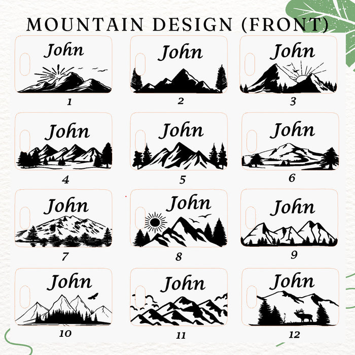 Personalised Luggage Tag, Engraved Luggage Name Tag Stainless Steel, School Bag Name Tag, Durable Luggage Tag, Stylish Metal Suitcase Tag