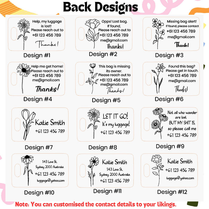 Personalised Proposal Gift for Maid of Honor, Personalized Luggage Tag, Custom Bridesmaid Thank You Gift, Wedding Favour for Bridesmaids