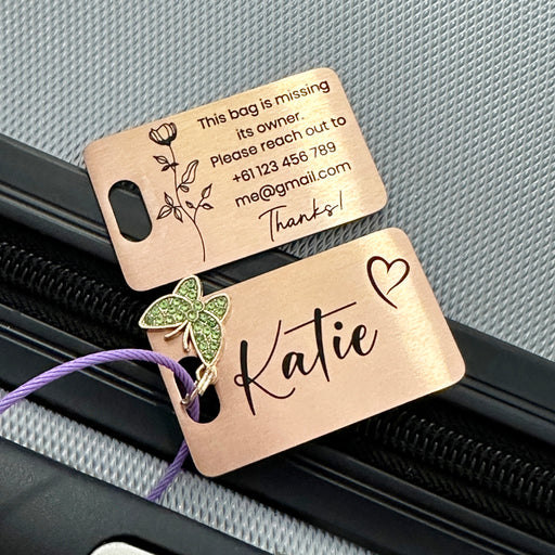 Personalised Bridesmaid Gifts, Bridesmaid Luggage Tag, Custom Bridesmaid Thank You Gift, Bridesmaid Proposal Gift, Personalized Luggage Tag