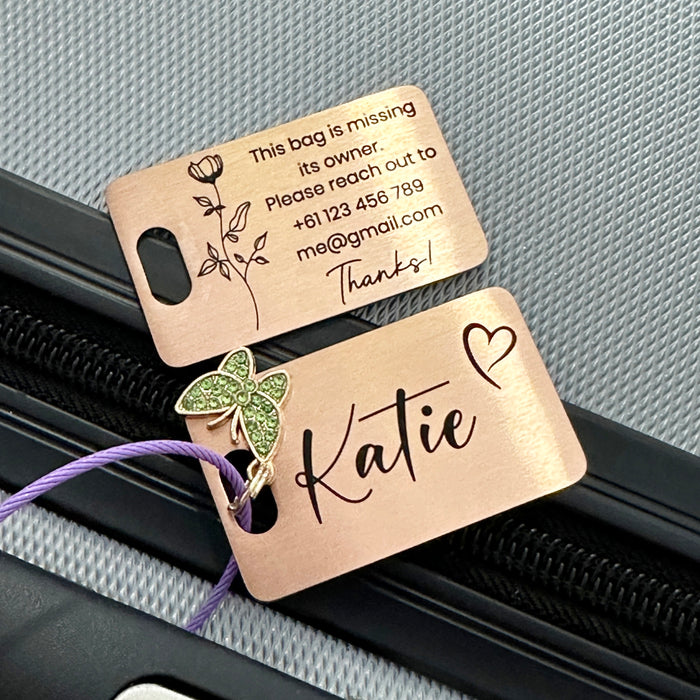 Personalised Bridesmaid Gifts, Bridesmaid Luggage Tag, Custom Bridesmaid Thank You Gift, Bridesmaid Proposal Gift, Personalized Luggage Tag