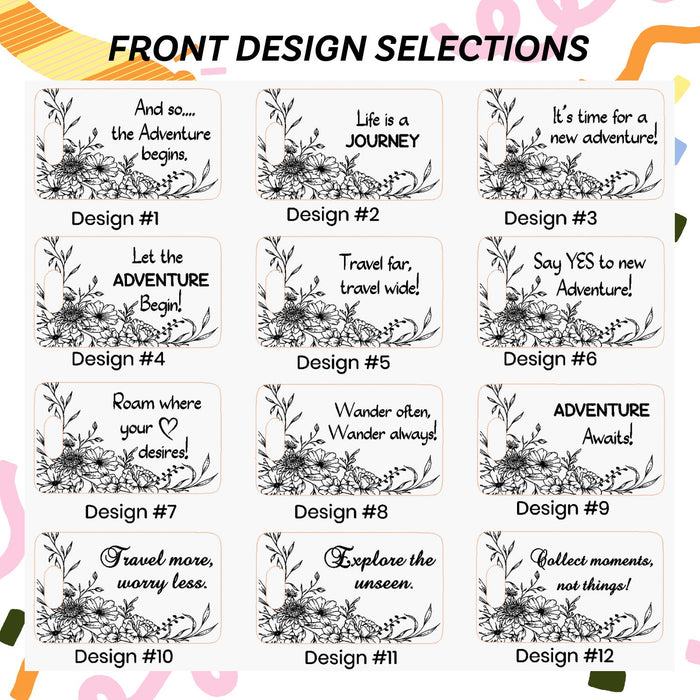 Engraved Luggage Tag Stainless Steel, Personalised Bag Tag, School Bag ID Tag, Bridesmaid Gift, Stylish Luggage Tag, Custom Luggage Name Tag