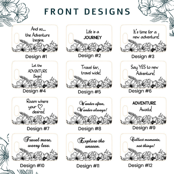 Personalised Gift to Bridesmaid, Engraved Custom Luggage Tag Stainless Steel, Maid of Honor Proposal Gift, Stylish Suitcase Name Tag