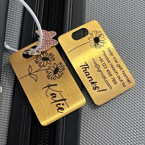 Personalized Bridesmaid Gifts, Custom Bridesmaid Gift, Bridesmaid Proposal Gifts, Thank You Gift for Bridesmaid, Bridesmaid Luggage Tag