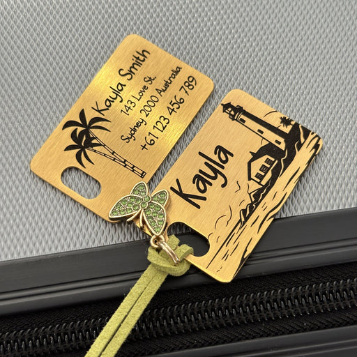 Personalized Bridesmaid Gifts, Custom Luggage Tag Stainless Steel, Personalised Bridesmaid Proposal Gift, Unique Maid of Honor Suitcase Tag