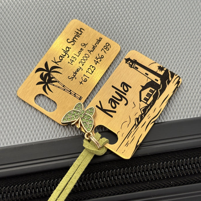 Personalized Bridesmaid Gifts, Custom Luggage Tag Stainless Steel, Personalised Bridesmaid Proposal Gift, Unique Maid of Honor Suitcase Tag