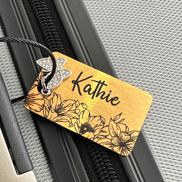 Personalised Proposal Gift for Maid of Honor, Personalized Luggage Tag, Custom Bridesmaid Thank You Gift, Wedding Favour for Bridesmaids