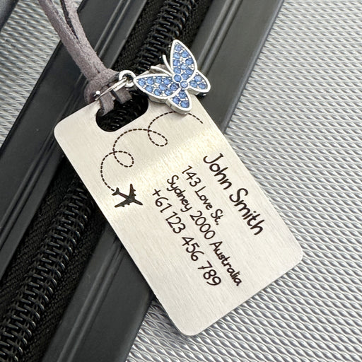Personalised Thank You Gift for Groomsmen Bestman, Grooms Gift to Groomsmen, Custom Travel Luggage Tag, Unique Gift for Groomsmen