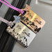 Custom Couple Luggage Tags, Personalised Stainless Steel Boyfriend Girlfriend Suitcase Tag, Bag Travel ID Tag Gift, Mr and Mrs Luggage Tag