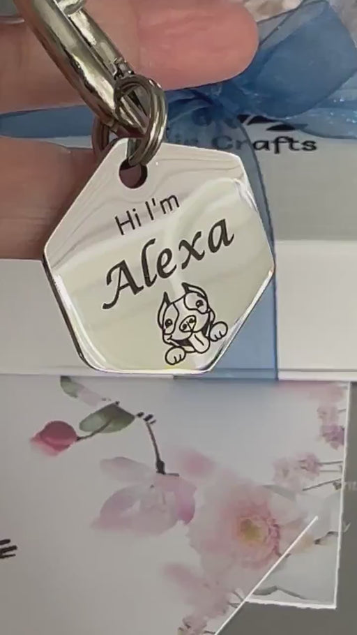 Personalized Dog Necklace for Dog, Lightweight Curb Chain Collar, Cuban Chain Dog Collar, Gift for Dog Owner, Custom Chain Pet Necklace