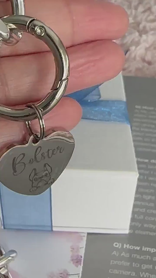 Dog Necklace for Dog, Lightweight Cuban Chain Link Collar for Dog, Personalized Chain Dog Collar Gold & Silver, Small Dog Collar with ID Tag