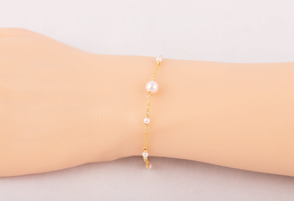 Pearl Bracelet Sterling Silver, Swarovski Pearl Bracelet, Pearl Bracelet, Everyday Bracelet, Pearl Bracelet, Pink Pearl Bracelet, Gift Ideas