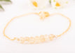 Citrine Bracelet Sterling Silver, November Birthstone Bracelet, Citrine Bracelet, Natural Citrine Bracelet, Dainty Citrine Bracelet