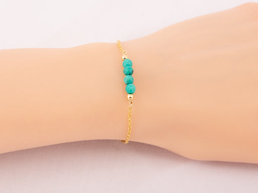 Turquoise Bracelet Sterling Silver, Turquoise Bracelet, December Gemstone Bracelet, Turquoise Gemstone Bracelet, Dainty Turquoise Bracelet