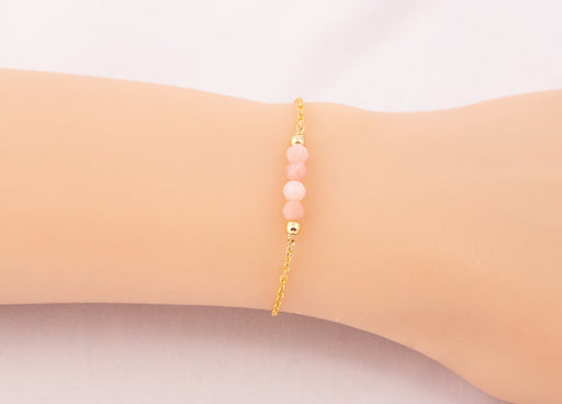 Opal Bracelet Sterling Silver, Opal Birthstone Bracelet, Opal Bracelet, October Birthstone Bracelet, Pink Opal Bracelet, Opal Bracelet Gold