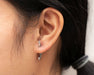 Ear Jacket Earrings Sterling Silver/3D Earrings/Front and Back Earrings/Ear Jacket Earrings/Punk Earrings/Earrings for Men/Gothic Earrings