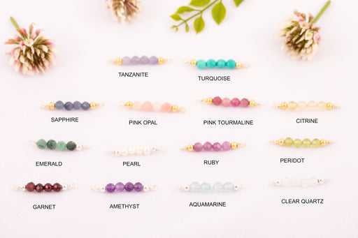 Choose Your Own Personalised Family Birthstone Bracelet Sterling Silver, Personalised Jewellery, Create Your Own Family Birthstone Bracelet