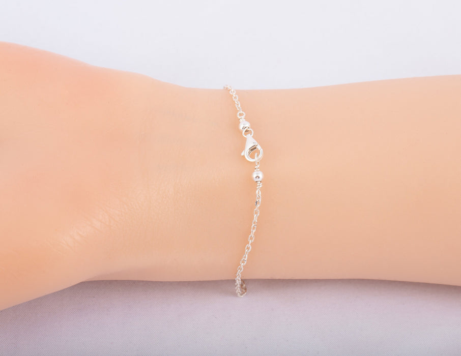 Akoya Pearl Bracelet Sterling Silver/Akoya Pearl Bracelet/June Birthstone Bracelet/Black Pearl Bracelet/Pearl Bracelet/Gift for Sister