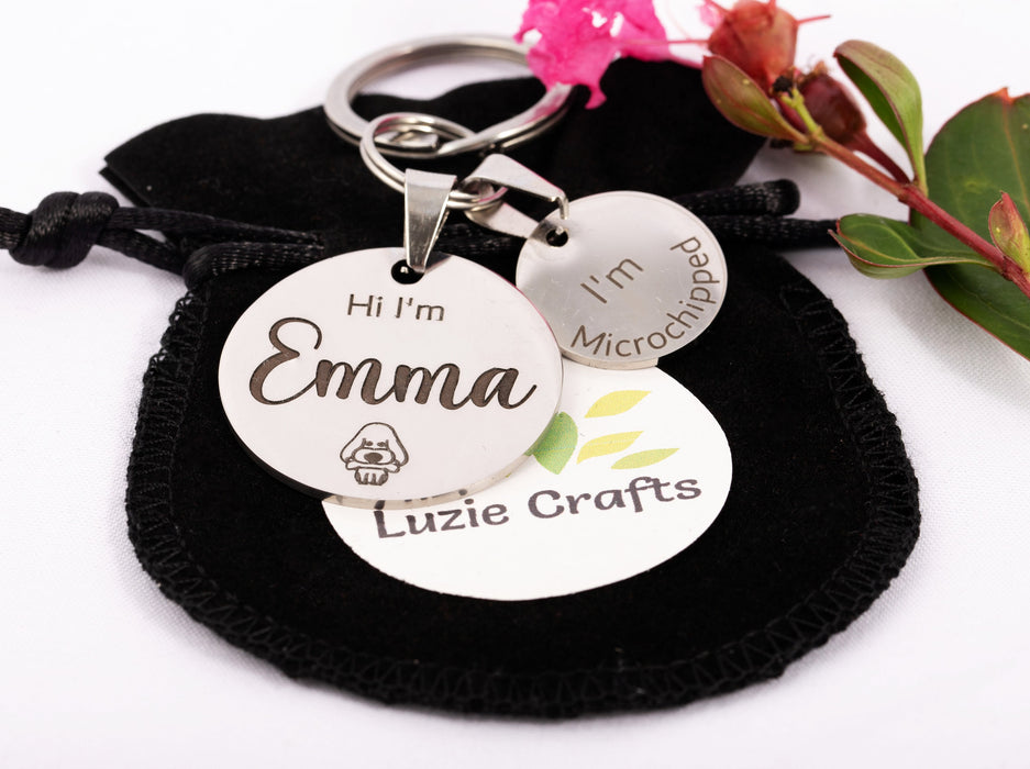 Dog Tag, Personalised Dog Tag, Dog Tag Engraved, Dog Tag Stainless Steel, Dog Tags Australia, Pet Name Tag, Dog Name Tag, Dog Name Plate