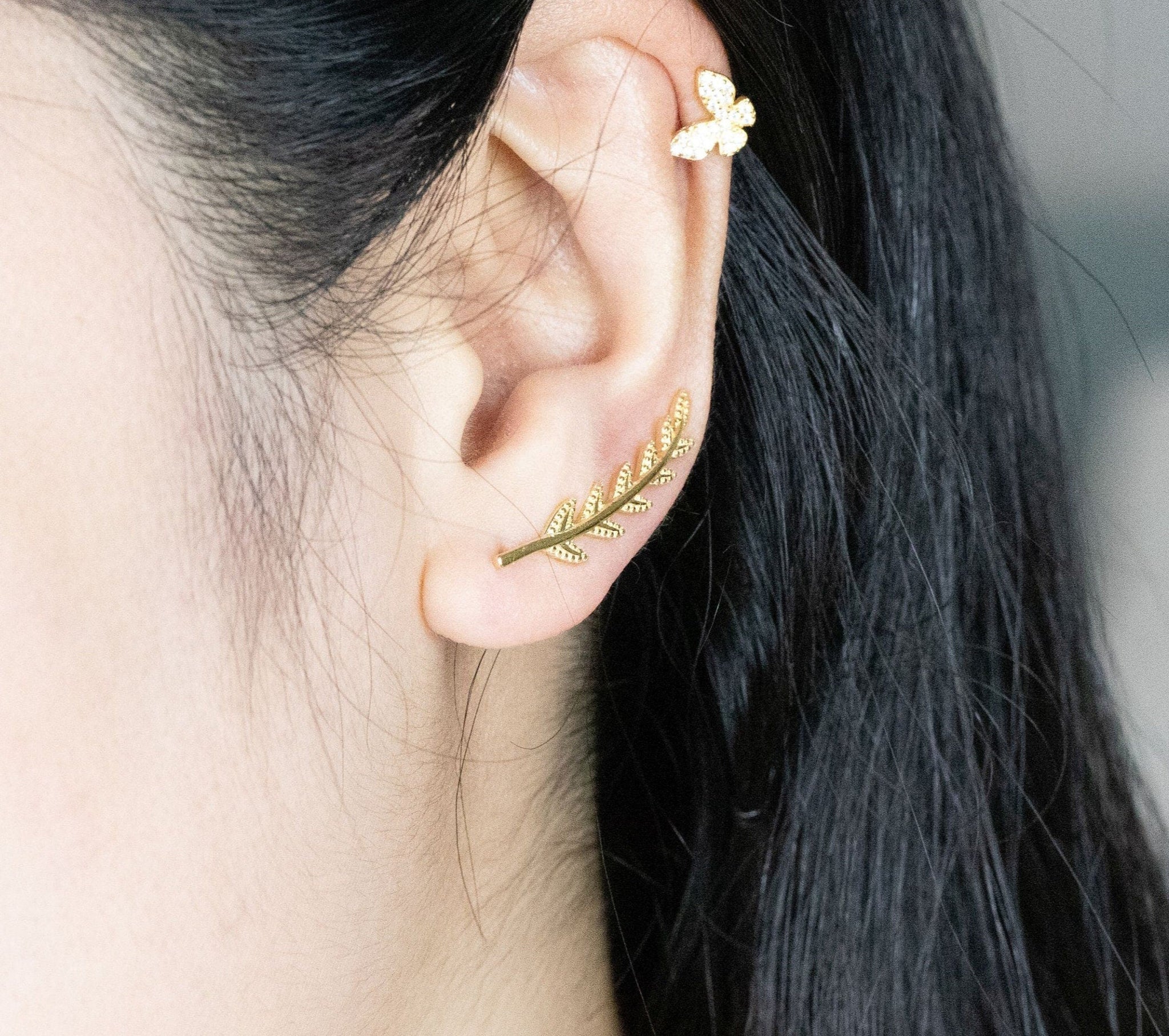 Gold hot sale ear climber