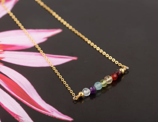 7 Chakra Necklace, Sterling Silver 7 Chakra Necklace, 7 Chakra Necklace for Women, Seven Chakra Necklace Australia, 7 Chakra Necklace Gold